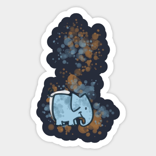 Elephant Sticker by ArryDesign